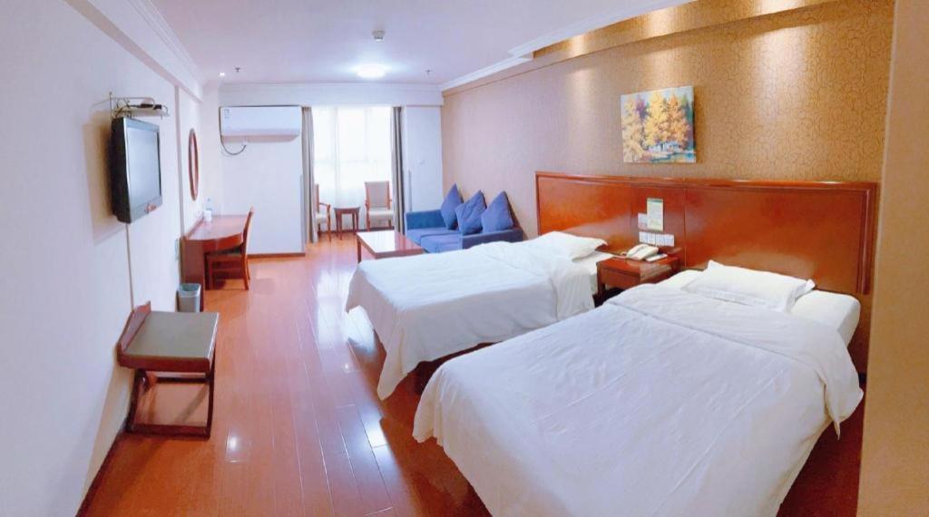 Greentree Inn Xi'An Bell And Drum Tower Food Street Ancient City Wall Ximen Express Hotel Buitenkant foto