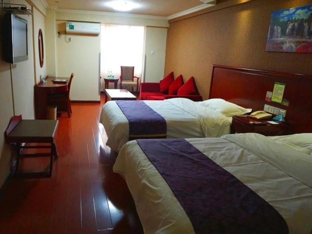 Greentree Inn Xi'An Bell And Drum Tower Food Street Ancient City Wall Ximen Express Hotel Buitenkant foto